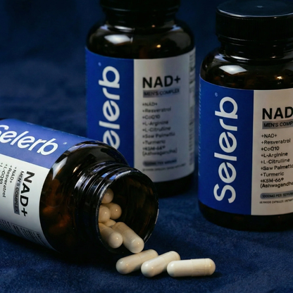 SELER B NAD+ MEN'S COMPLEX 60 CAPS — Energía, rendimiento y vitalidad masculina desde adentro