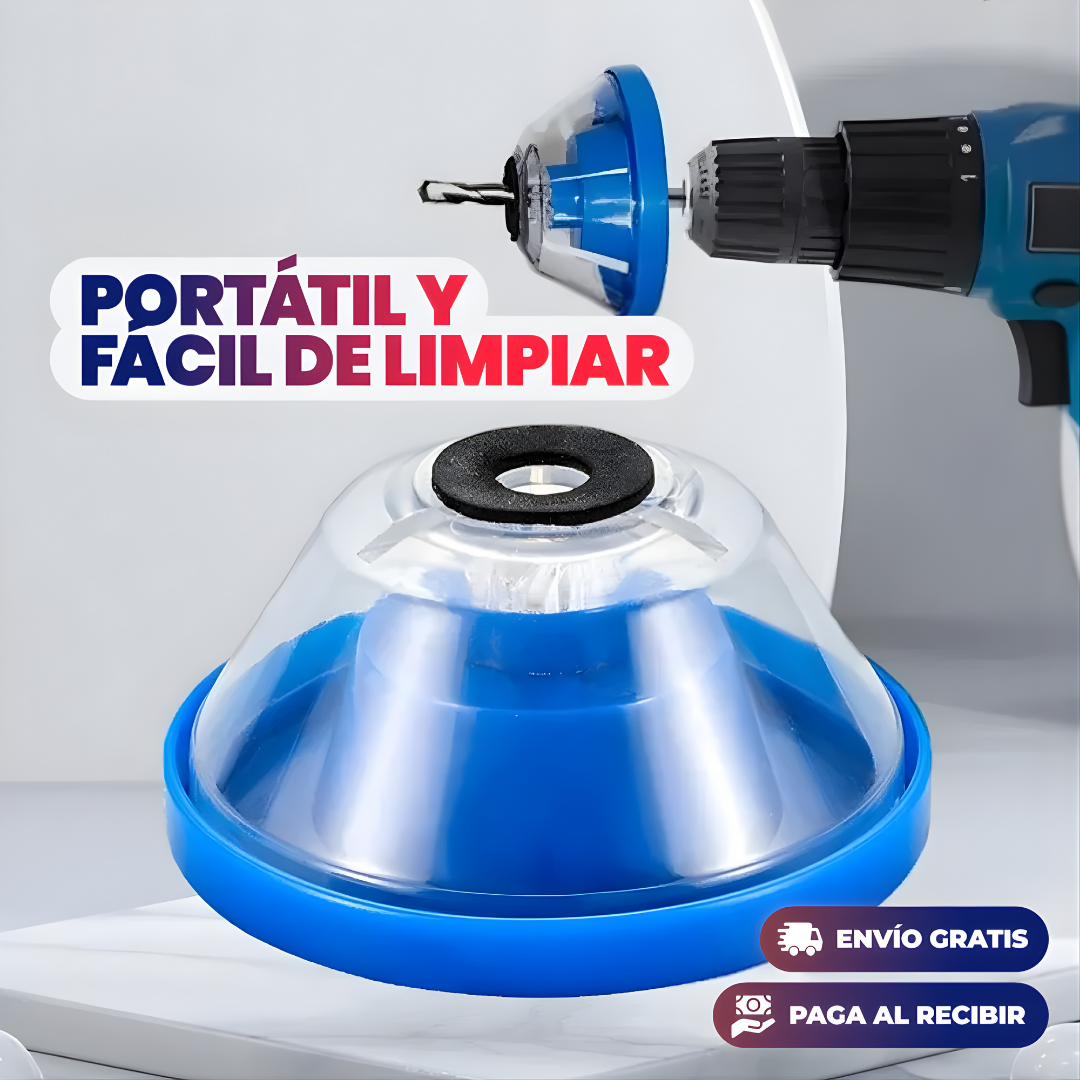 RECOGE POLVO TALADRO – Taladra sin ensuciar ni un gramo