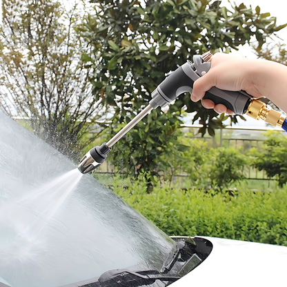 PISTOLA DE AGUA A PRESIÓN CON DEPÓSITO DE JABÓN – Potencia y versatilidad en cada limpieza