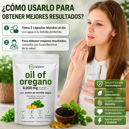 OIL OF OREGANO CÁPSULAS EN GEL – Apoyo natural diario
