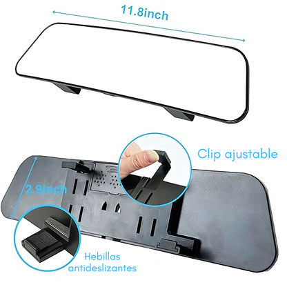 ESPEJO RETROVISOR PANORÁMICO – Amplía tu visión y maneja con más seguridad