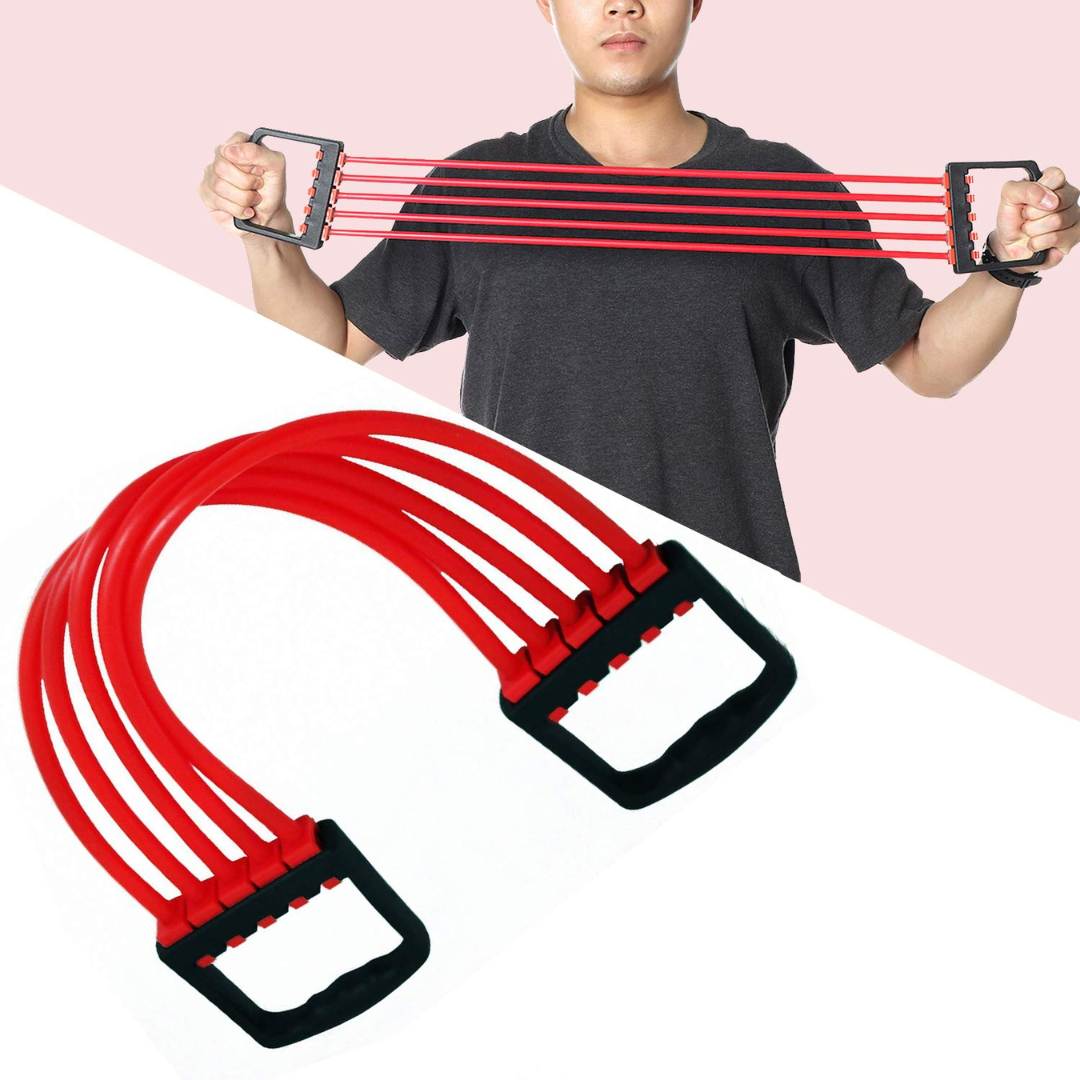 BANDAS ELÁSTICAS CHEST EXPANDER — Entrena fuerte desde casa sin máquinas