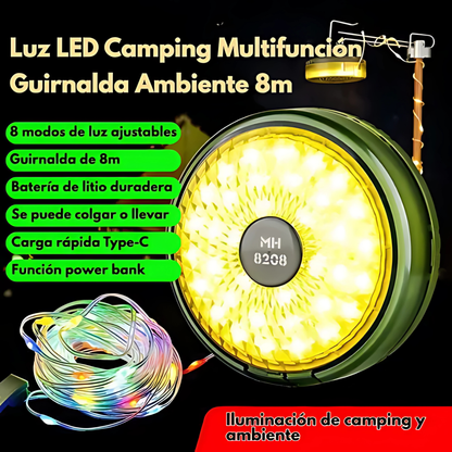 CAMPING LIGTH – Iluminación potente y compacta para cualquier aventura