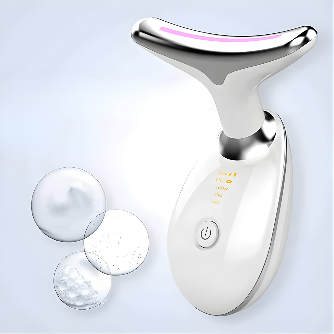 MASAJEADOR FACIAL LUZ LED — Tu spa facial y cervical desde casa