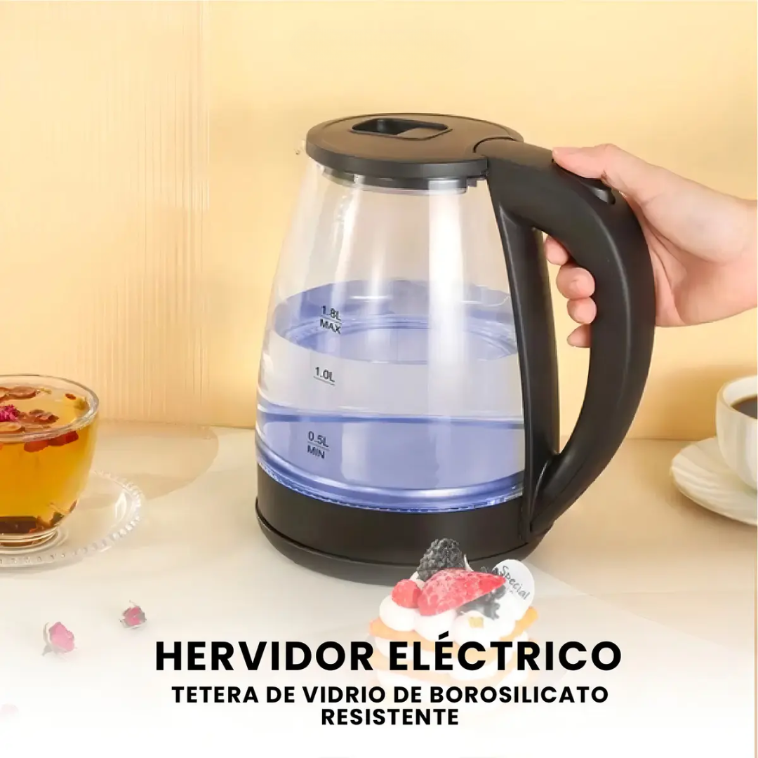 HERVIDOR ELÉCTRICO - Agua hervida en minutos con estilo y seguridad