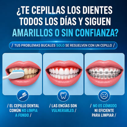 KIT LIMPIADOR DENTAL ELÉCTRICO – Limpieza precisa en casa