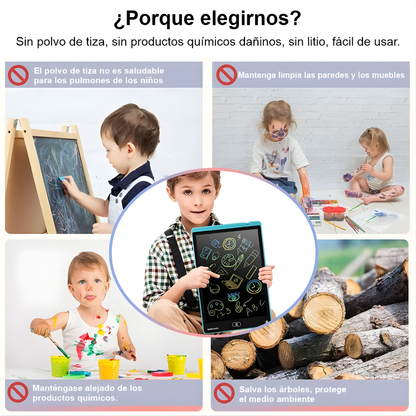 TABLA DE DIBUJO MÁGICA – Dibuja, escribe y borra en segundos sin manchas ni desperdicio