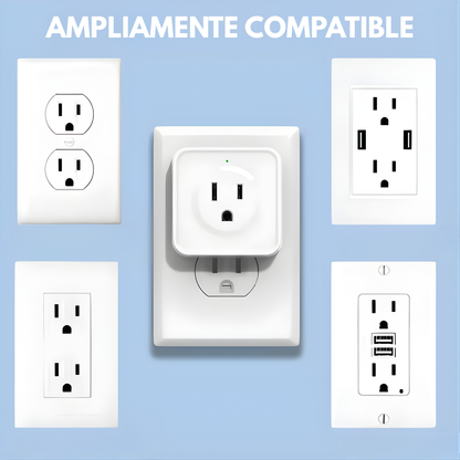 ADAPTADOR DE VIAJE UNIVERSAL – Más tomas en segundos, menos cables y energía siempre disponible