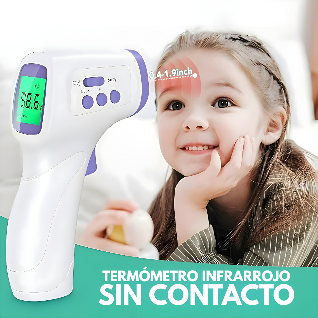 TERMÓMETRO INFRARROJO SIN CONTACTO – Medición rápida, higiene total y control preciso de temperatura