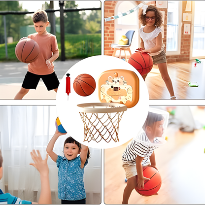 MINI ARO DE BALONCESTO – Diversión en casa, juego interactivo y energía sin límites