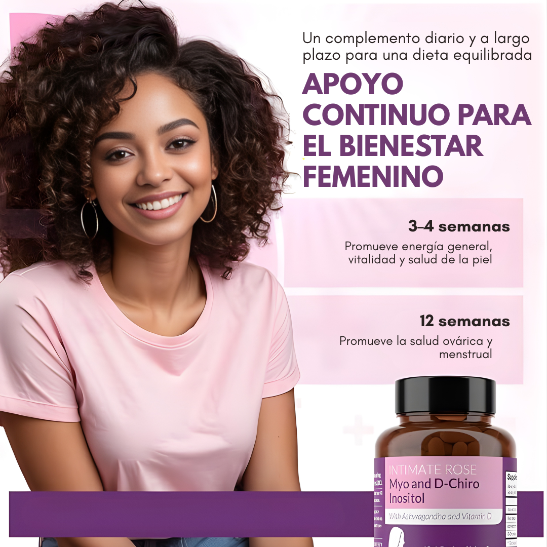 MYO INOSITOL INTIMATE ROSE X 120 CAPS – Equilibrio femenino diario