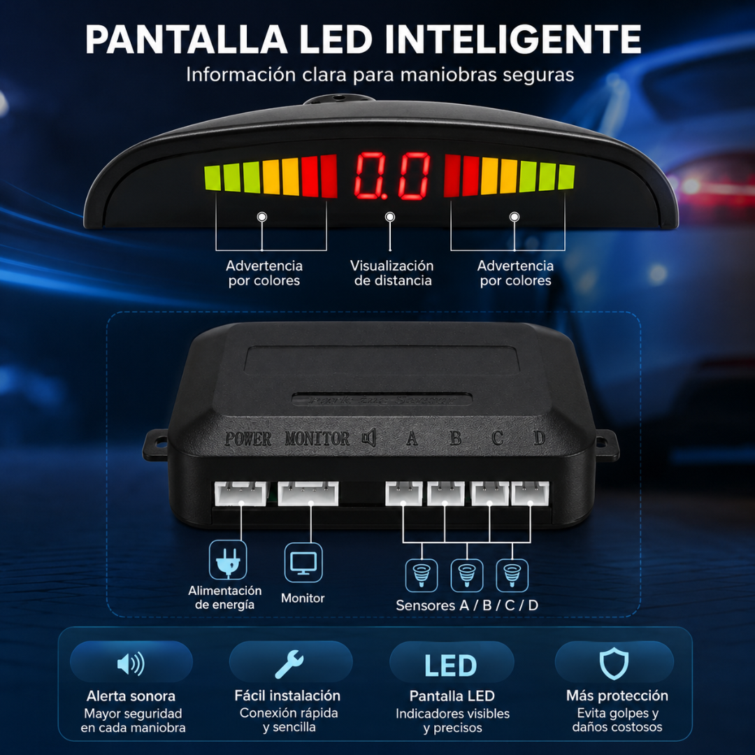 SENSOR DE PARQUEO – Maniobras con mayor precisión