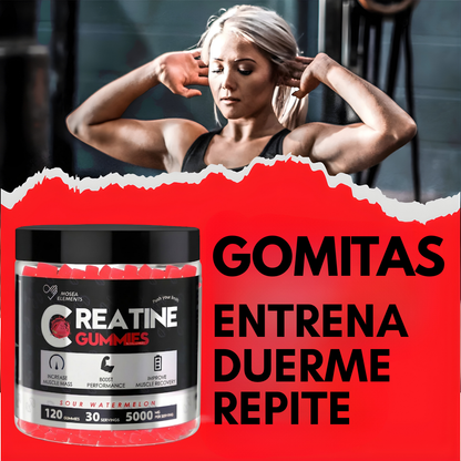 GOMITAS DE CREATINA – Fuerza diaria, rendimiento práctico y energía sin mezclas