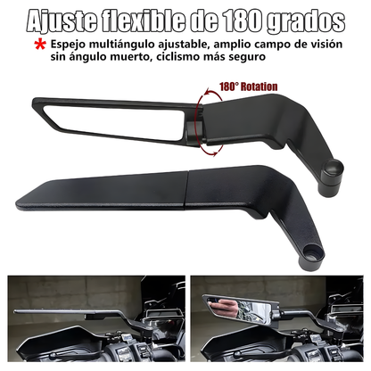 RETROVISORES PARA MOTO — Estilo deportivo y visibilidad total en tu moto