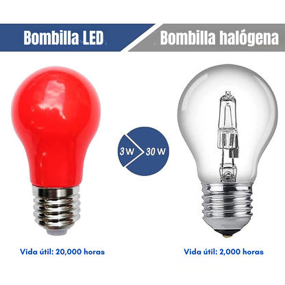 SERIE DE LUCES FOCOS – Iluminación cálida, festiva y con estilo para tu hogar