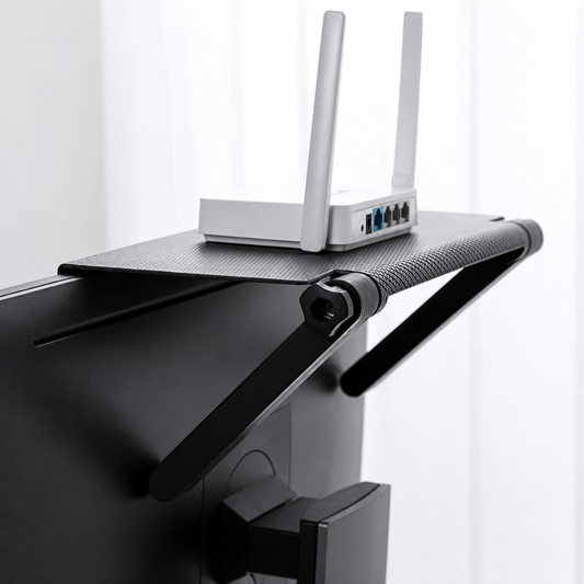 ORGANIZADOR PARA TV – Ordena modem, control y accesorios sin ocupar espacio extra
