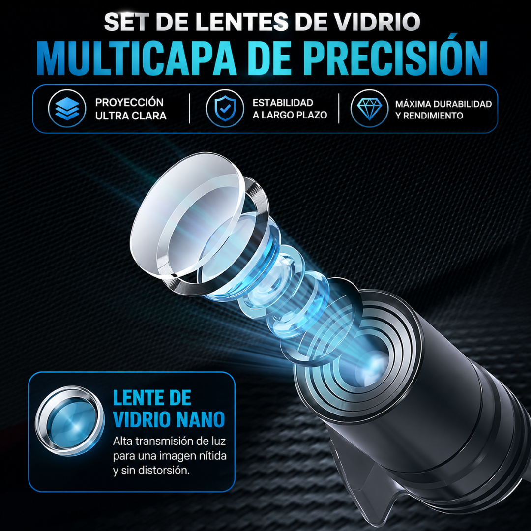 PROYECTOR DE ALAS MOTO - Lujo visual sobre ruedas