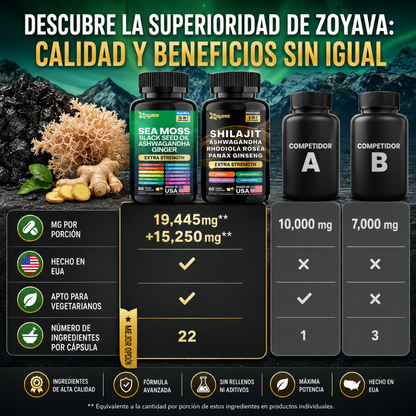 COMBO SHILAJIT + SEA MOSS – Energía y vitalidad masculina