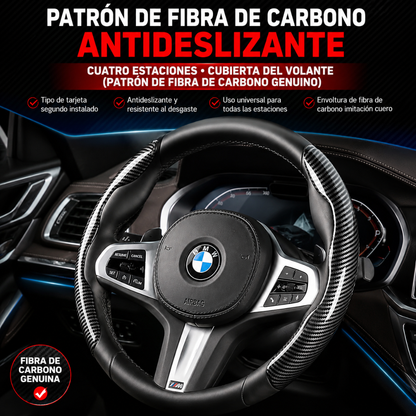 PROTECTOR DE TIMÓN – Ajuste universal, agarre antideslizante y estilo moderno para tu auto