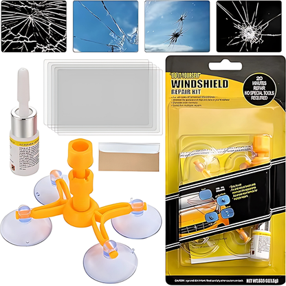 KIT REPARADOR DE VIDRIOS – Repara grietas y astillas sin ir al taller
