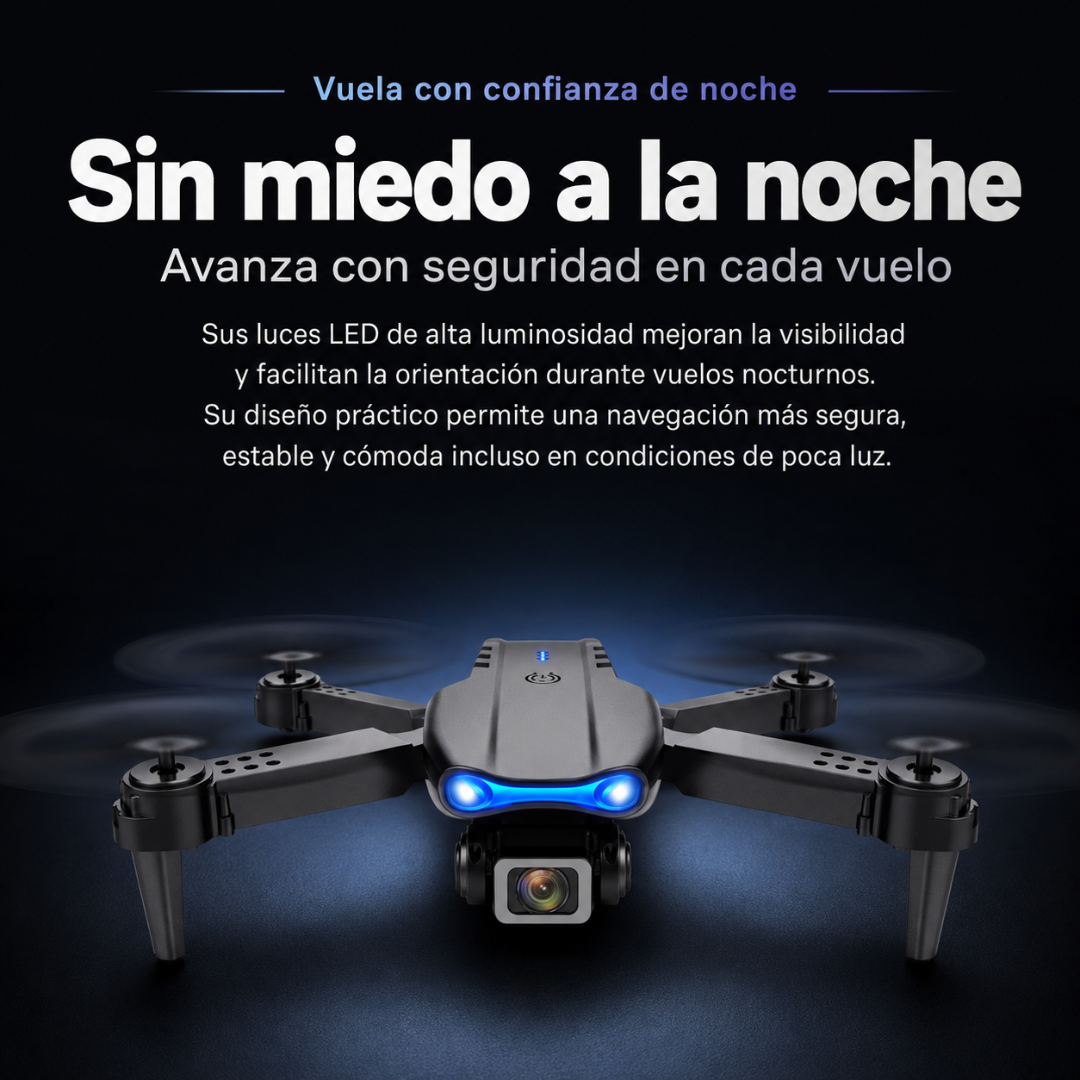 DRONE E99 PRO – Captura tomas aéreas, controla desde tu celular y crea contenido desde otra perspectiva