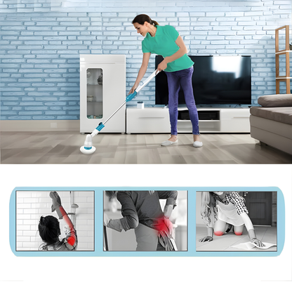CEPILLO ELECTRONICO GIRATORIO  – Potencia automática, limpieza profunda y menos esfuerzo en cada rincón