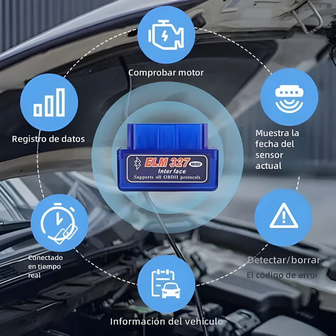 SCANNER AUTOMOTRIZ CON BLUETOOTH_ANDROID – Diagnóstico rápido y sin cables para tu auto
