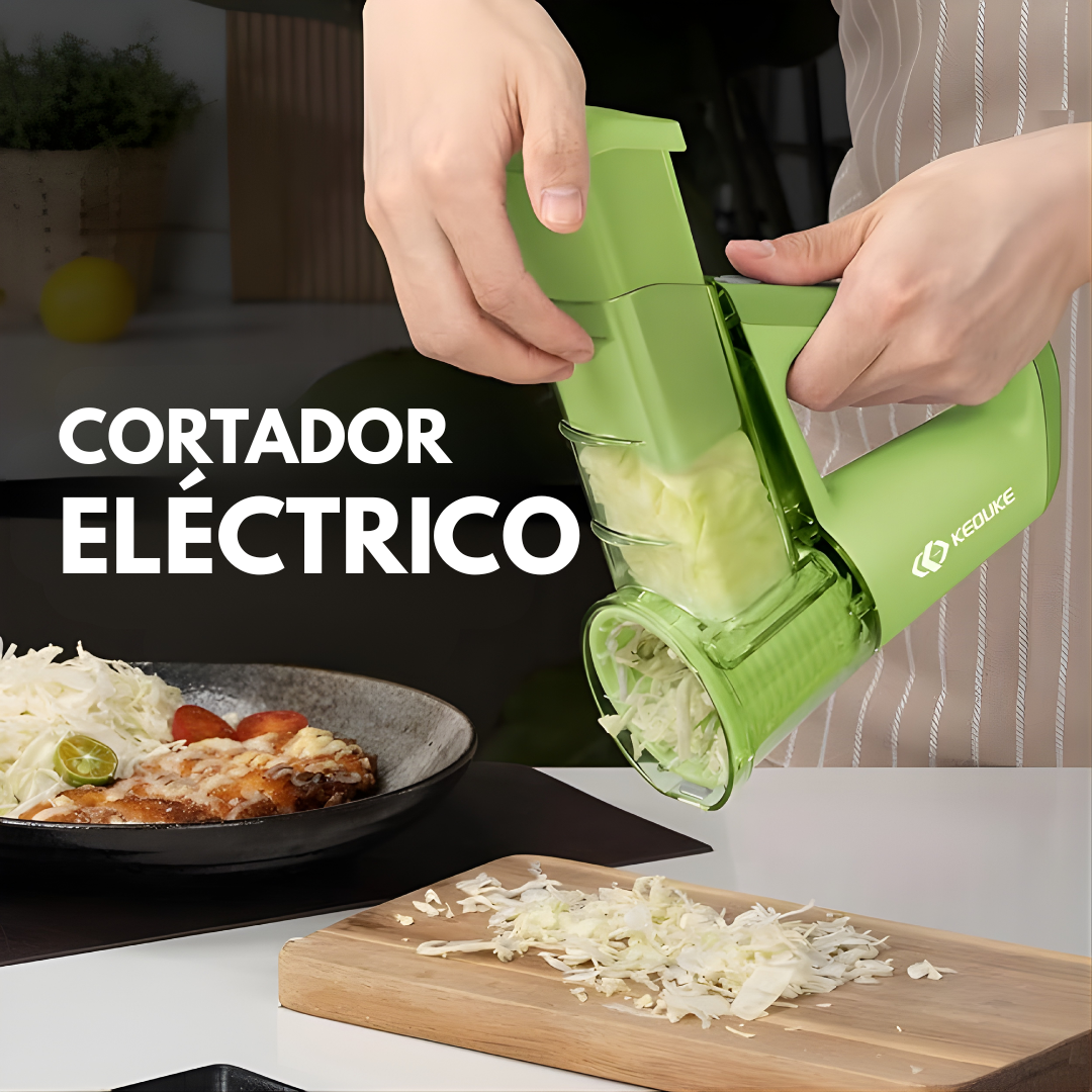 CORATADOR ELÉCTRICO – Corte rápido, precisión uniforme y cocina sin esfuerzo