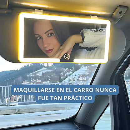 ESPEJO DE CARRO DE COPILOTO - El espejo que se ilumina cuando más lo necesitas, donde siempre lo necesitas