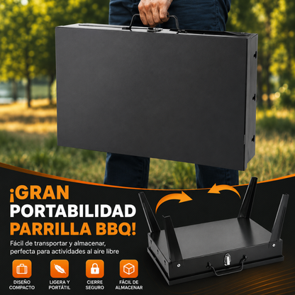 PARRILLA PORTÁTIL – Gran capacidad, fácil transporte