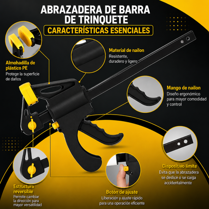 PINZA DE APRIETE – Sujeción firme y práctica al instante