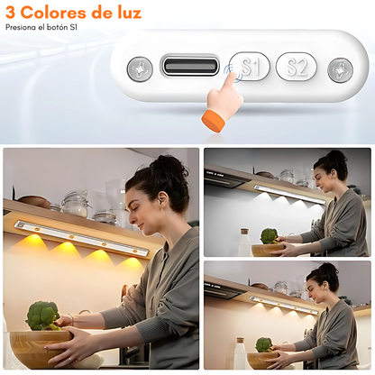LUZ LED CON SENSOR DE MOVIMIENTO – Iluminación práctica y automática para tu hogar