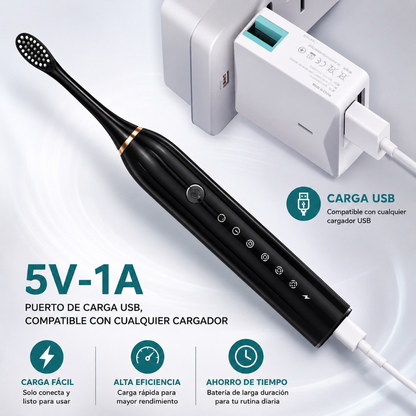 CEPILLO DENTAL ELÉCTRICO RECARGABLE X-3 – Limpieza diaria más profunda, práctica y constante