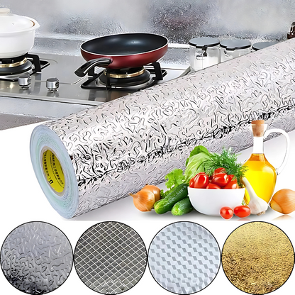 PAPEL TAPIZ DE COCINA A PRUEBA DE ACEITE (40CM X 2MTS) Pack x2 – Protege y renueva tus superficies con estilo