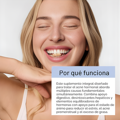 CLEARSTEM MINDBODYSKIN*90 CAP – Equilibrio interno, piel más limpia y control del acné hormonal desde la raíz