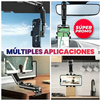 SOPORTE PARA CELULAR PLEGABLE — Maneja sin distracciones, llega siempre seguro