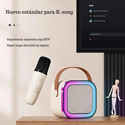 KARAOKE – Diversión portátil para cantar en cualquier momento y lugar