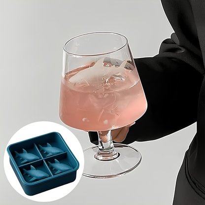 MOLDE PARA HIELO DE TIBURÓN – Bebidas y gelatinas más divertidas para fiestas, niños y reuniones