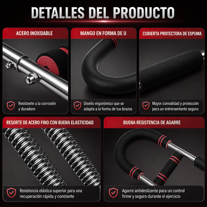BARRA DE RESISTENCIA MULTIFUNCIONAL FITNESS – Entrena todo el torso