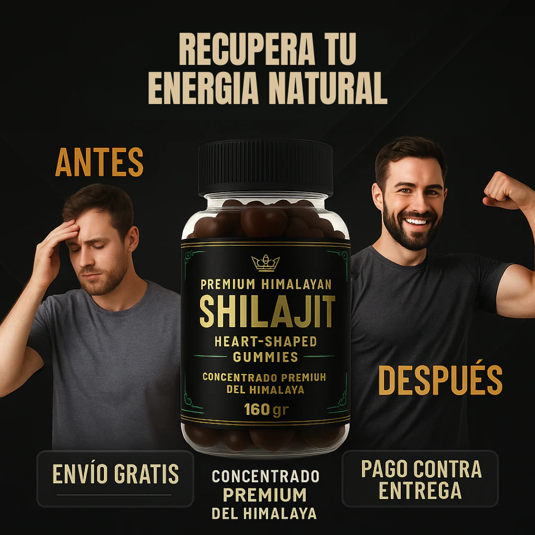 SHILAJIT GUMMIES – Fuerza, energía y vitalidad para rendir mejor cada día