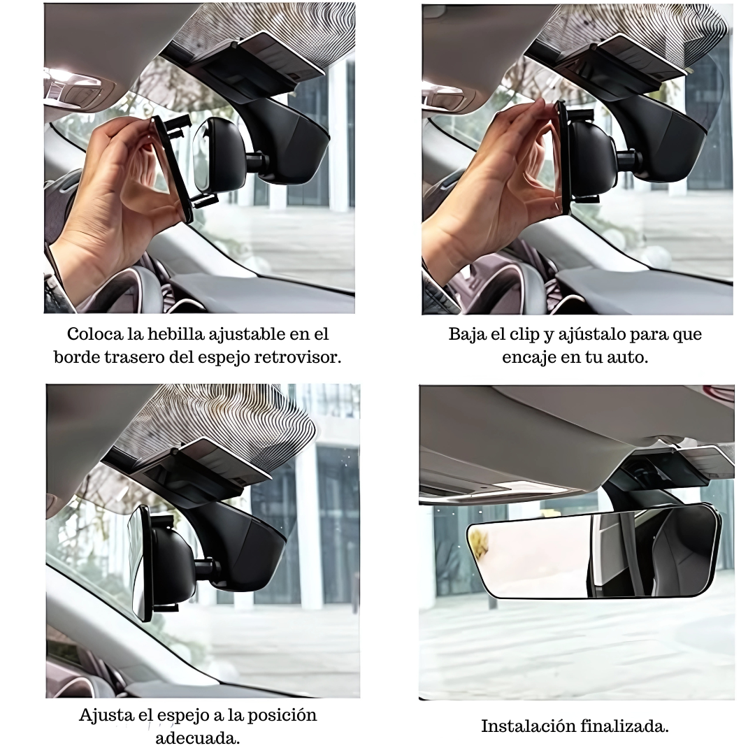 ESPEJO RETROVISOR PANORÁMICO – Amplía tu visión y maneja con más seguridad