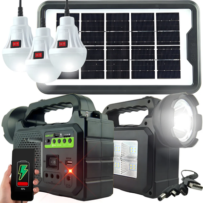 KIT DE ILUMINACIÓN SOLAR – Energía, luz y conexión donde la necesites