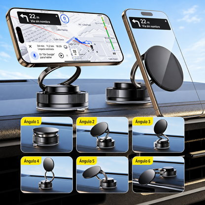 SOPORTE DE TELÉFONO MAGNÉTICO – Celular firme, visible y siempre a mano en cualquier lugar
