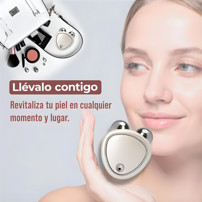 MASAJEADOR FACIAL MICROCORRIENTE REAFIRMANTE PRO – Reafirma tu piel, redefine tu rostro y luce más joven sin salir de casa