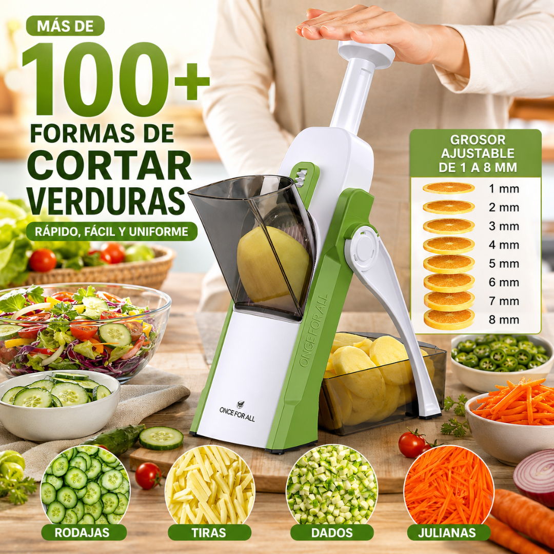PICADOR DE VERDURA – Corta, rebana y prepara como un chef en segundos