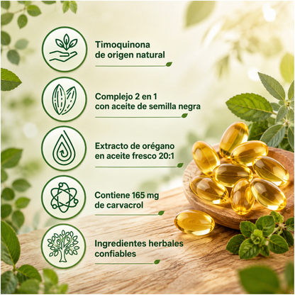 OIL OF OREGANO CÁPSULAS EN GEL – Apoyo natural diario
