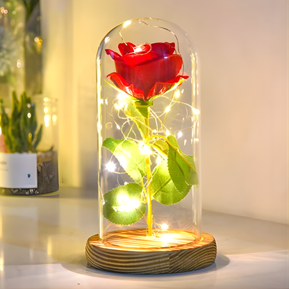 ROSA ARTIFICIAL PRESERVADA (ROJA) – Belleza eterna, detalle elegante y un símbolo que perdura para siempre