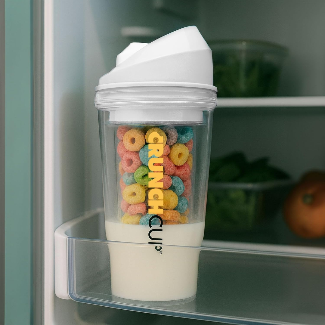 CRUNCH CUP — Tu desayuno crujiente y sin caos en cualquier lugar