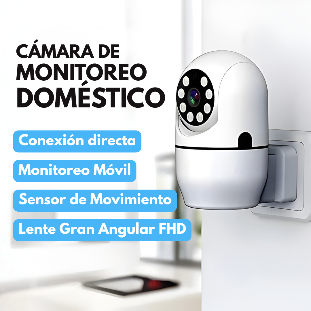 CÁMARA DE MONITOREO DOMÉSTICO DE WIFI – Seguridad inteligente, vigilancia en tiempo real y tranquilidad desde cualquier lugar