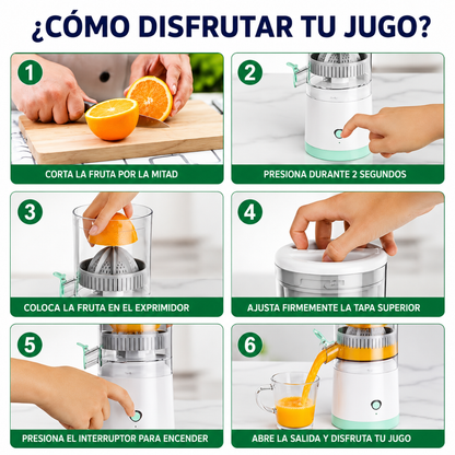 EXPRIMIDOR DE FRUTAS – Jugos frescos en segundos con máxima extracción y mínimo esfuerzo